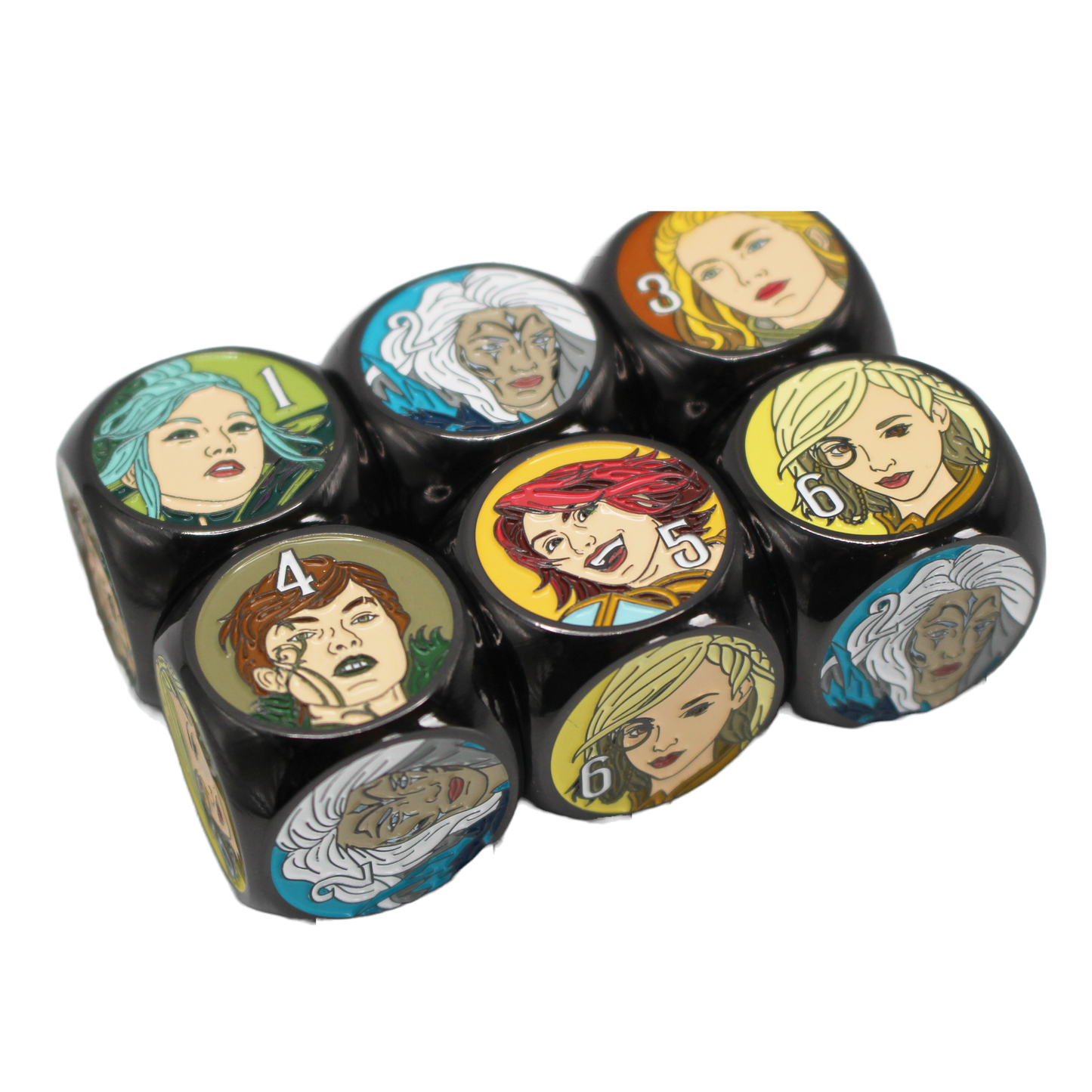 Women of Rathe Metal Dice