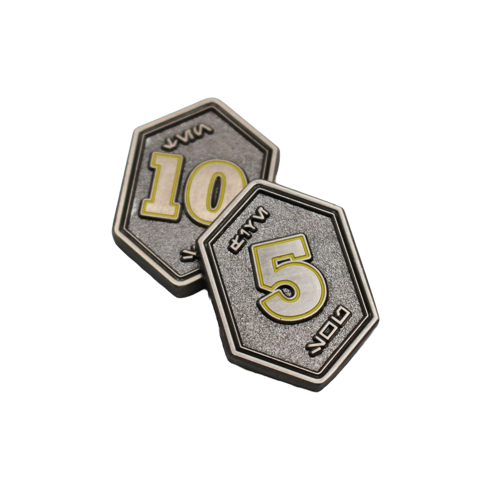 Damage Number Token MetalFABtokens