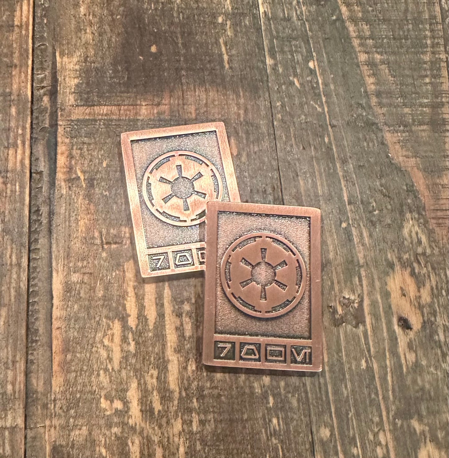 Metal Imperial Credits Tokens