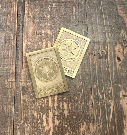 Metal Imperial Credits Tokens