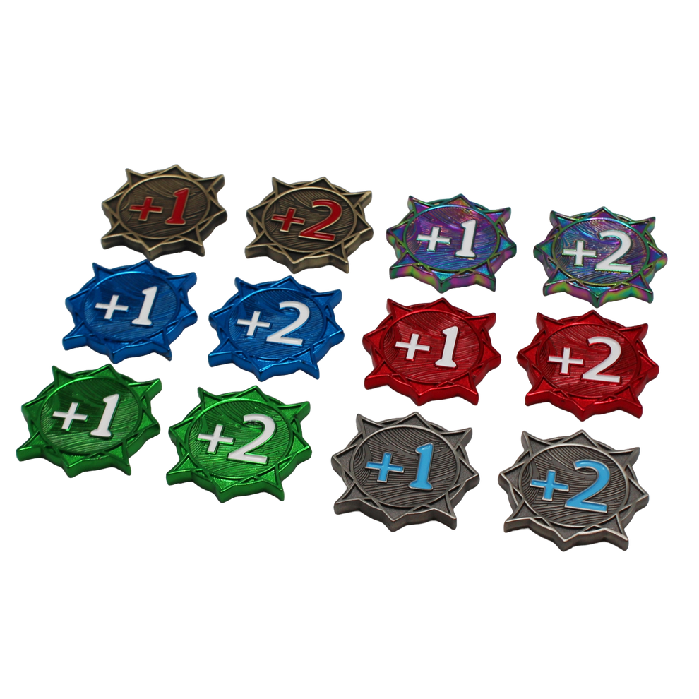 Lorcana Additional Strength Token(s) (+1/+2) – metalFABtokens