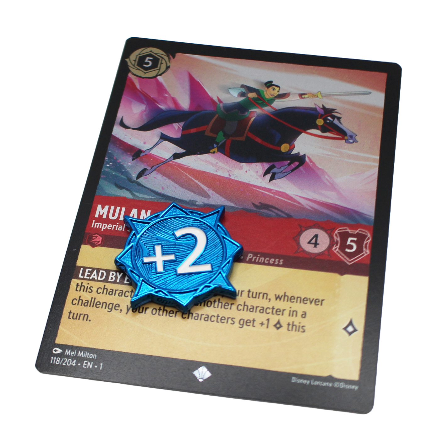 Lorcana Additional Strength Token(s) (+1/+2) – metalFABtokens