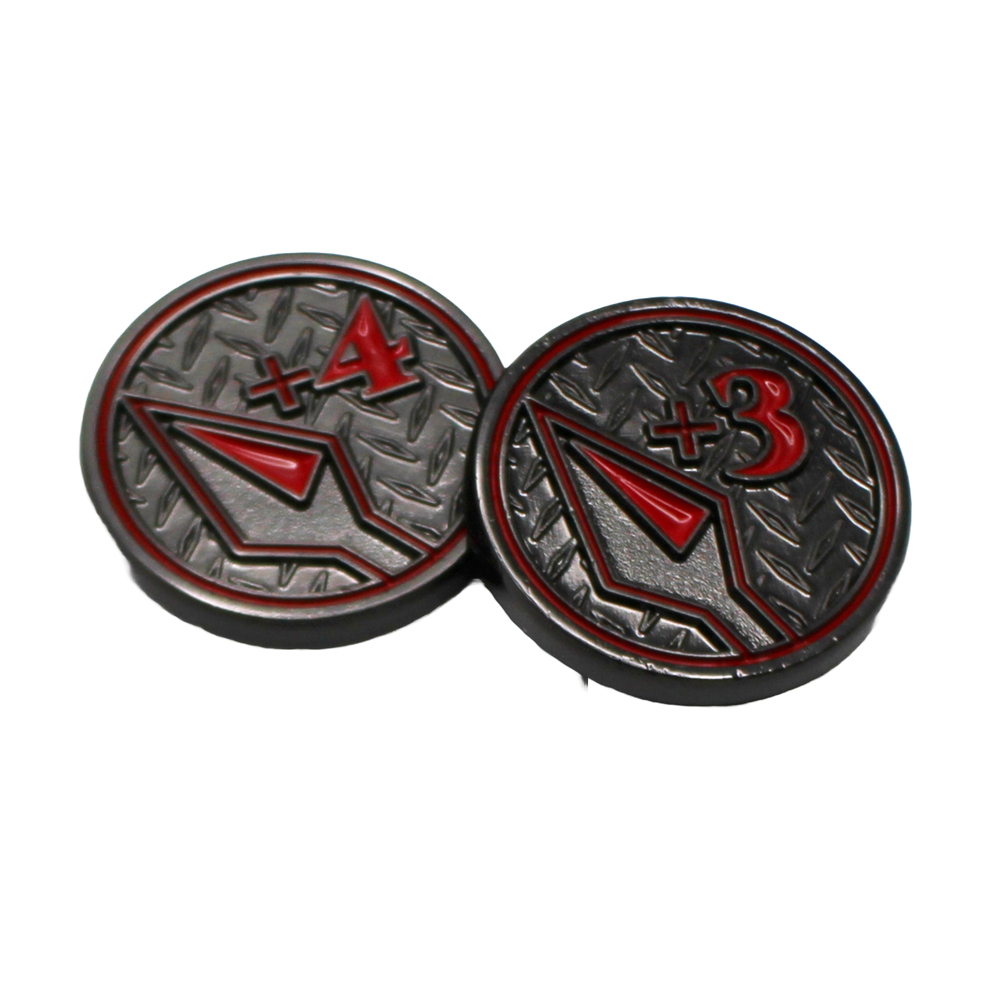 Damage Counter Token MetalFABtokens