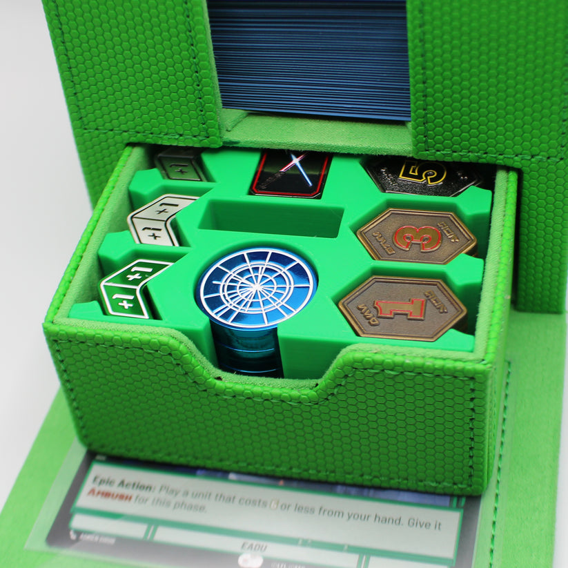 Gamegenic Deck Pod Insert SWU Token Holder (3D Printed) – metalFABtokens