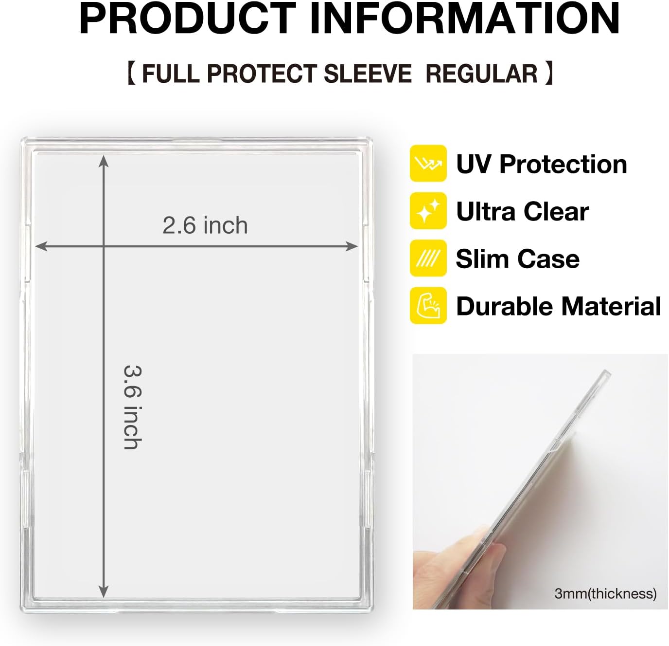 TCG Japanese Mini Snap Card Holder: Thinner and fits in most deck boxes!