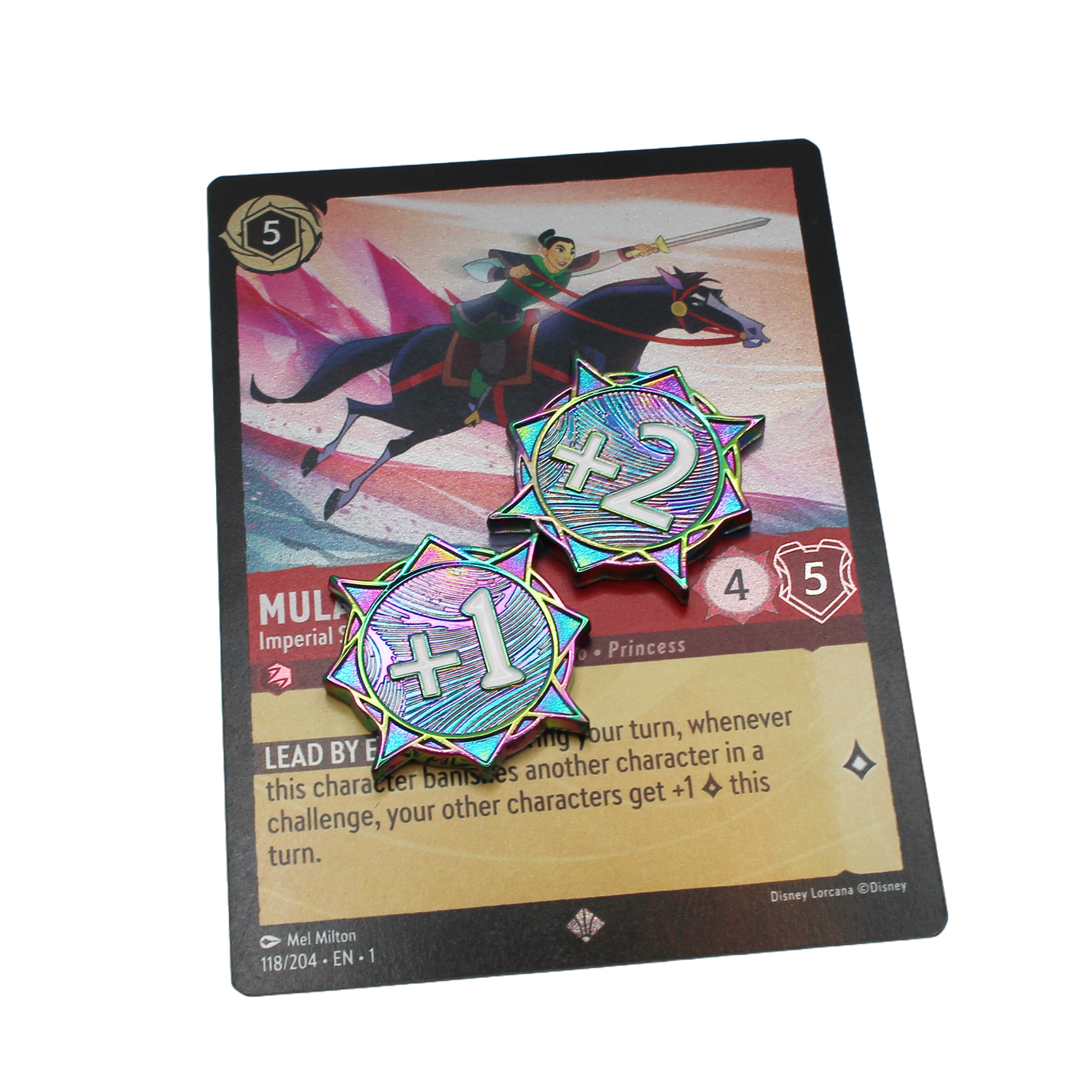 Lorcana Additional Strength Token(s) (+1/+2) – metalFABtokens
