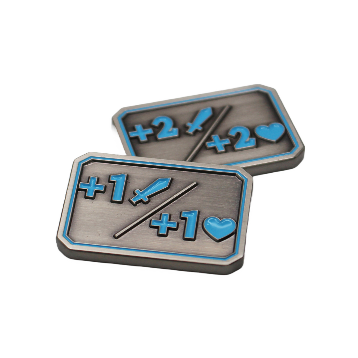 Blue Counter Token Grand Archive Silver w/Blue Set: 11 Counters/Tokens – metalFABtokens