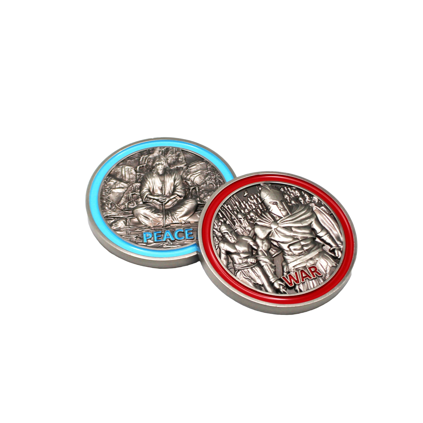 War or Peace Metal Token