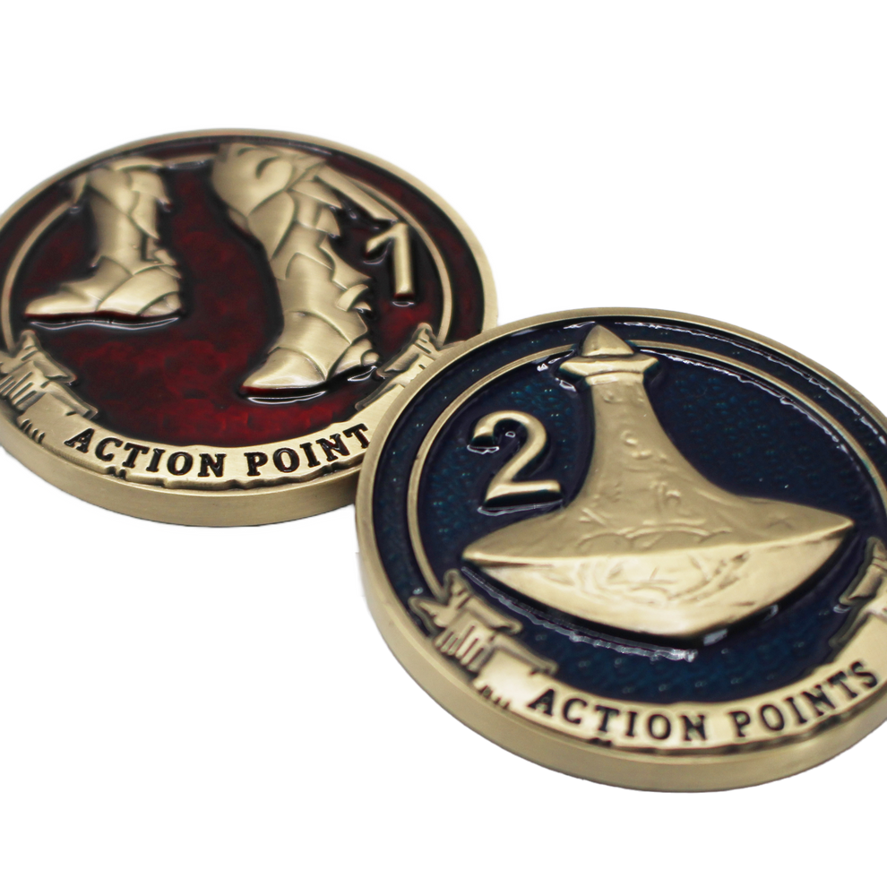 Action Point Metal Token – metalFABtokens