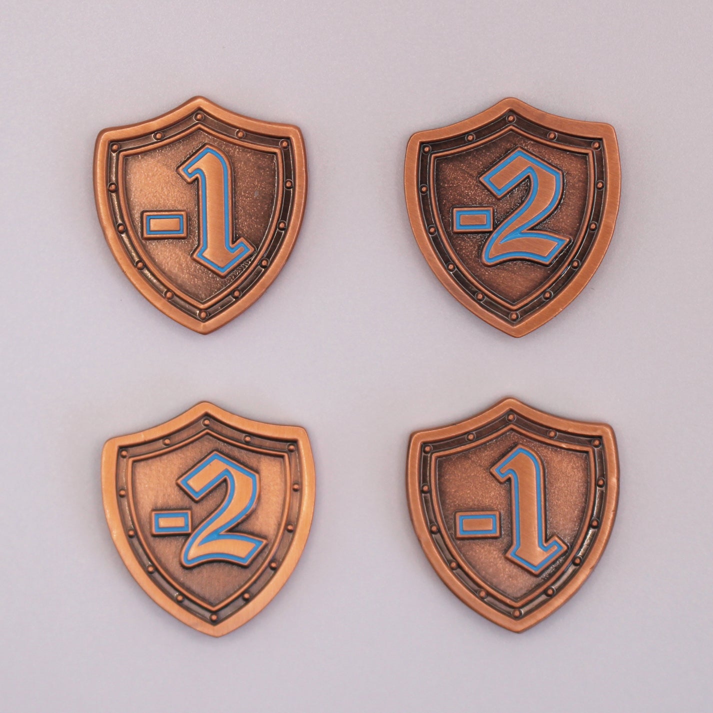 Defense Tokens/Shield (-1/-2) Tokens, Equipment Set: 4 x Tokens ...
